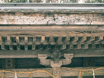View of old building