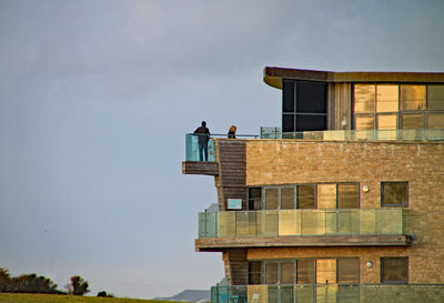 Low angle view of building against sky