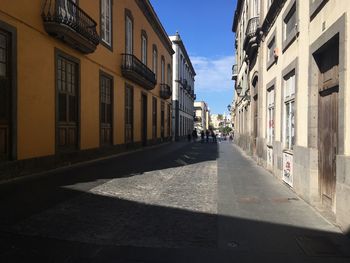 Street amidst buildings in city