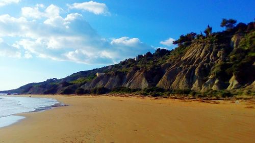 Scenic view of beach