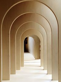 Empty corridor of building