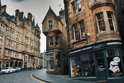 Street amidst buildings in city