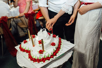 Group of people holding hands