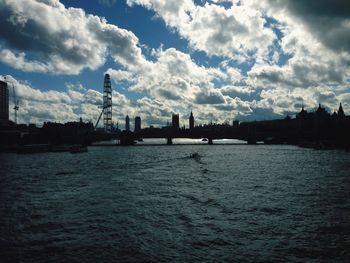 View of city at waterfront