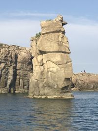 The rocky island of carloforte sardinia