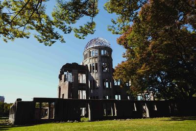 Low angle view of old building