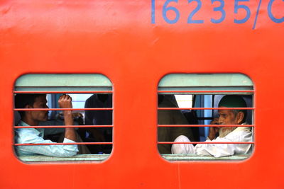 People in bus