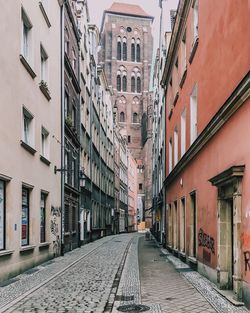 Street amidst buildings in city