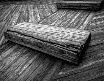 Close-up of wooden plank