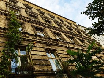 Low angle view of building against sky