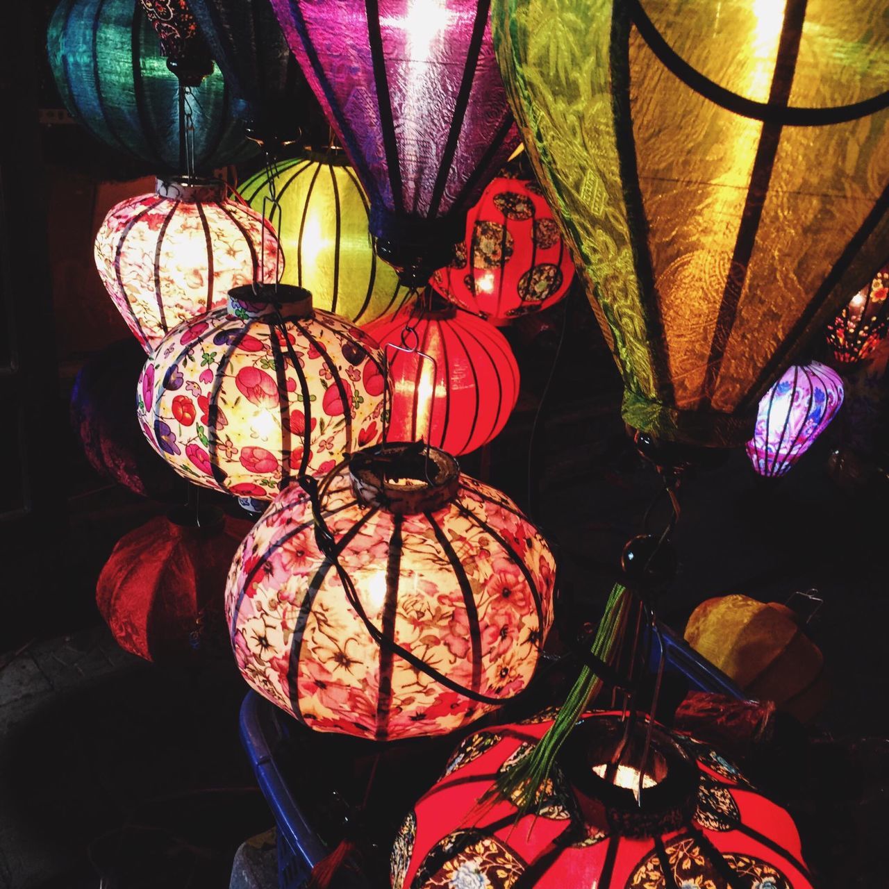 lantern, chinese lantern, no people, hanging, illuminated, celebration, cultures, indoors, close-up, night, chinese lantern festival