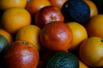 Full frame shot of oranges