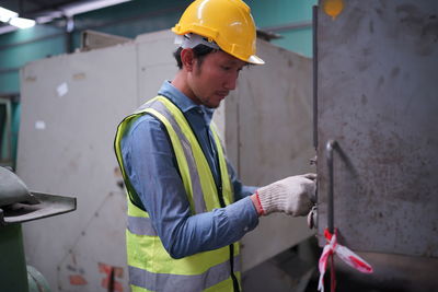 Man working in factory