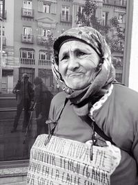 Portrait of young man