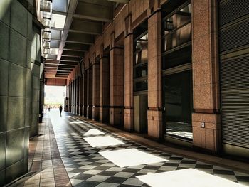 Corridor of building