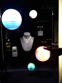 Light painting at night