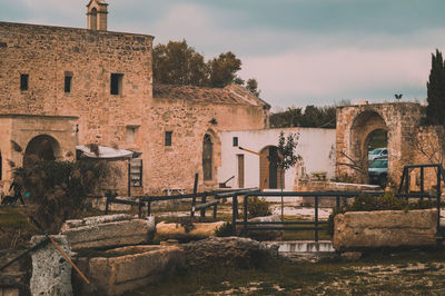 Old ruins against sky