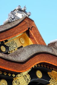Low angle view of temple