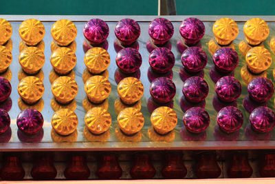 Full frame shot of multi colored candies for sale