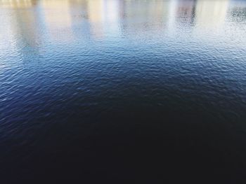 Reflection of trees in water