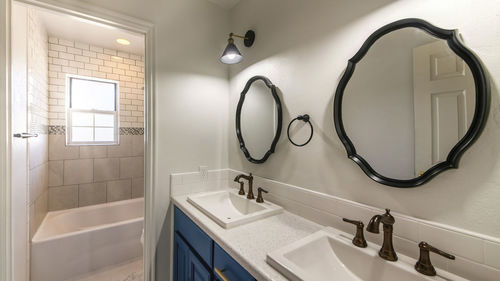 Interior of bathroom