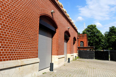 Low angle view of building against sky