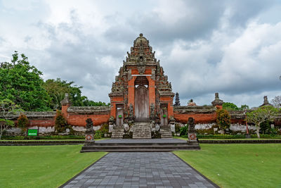 View of temple against sky