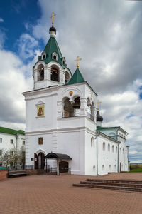 Low angle view of building against sky