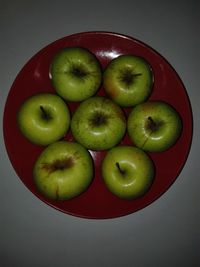 Fruits in green apples