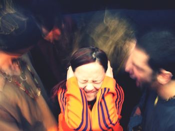 Portrait of young woman