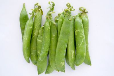 Close-up of vegetable over white background