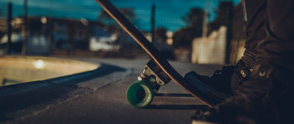 Ready to skate with a surf skate 