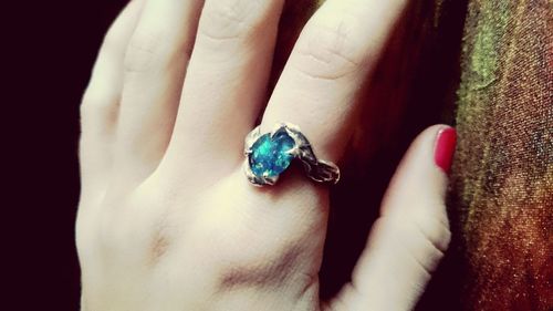 Close-up of cropped hand