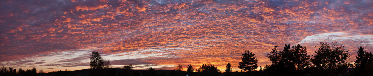 Scenic view of sky at sunset