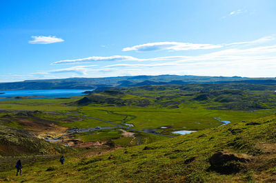 Scenic view of landscape against sky