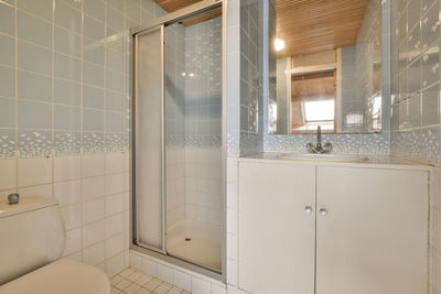 Interior of bathroom