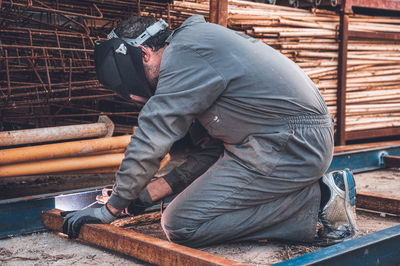 Man working in factory