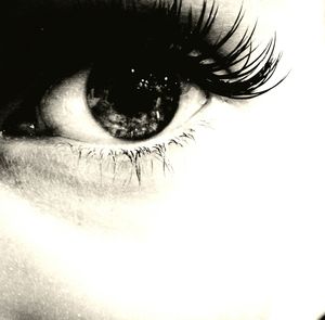 Close-up of woman eye