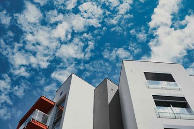 Low angle view of building against sky