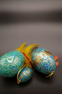 Close-up of christmas decorations