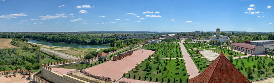 Alexander nevsky park and tighina fortress in bender, transnistria or moldova, 