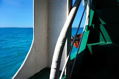 Boats in sea