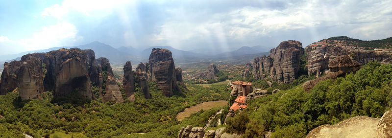 Road passing through mountains