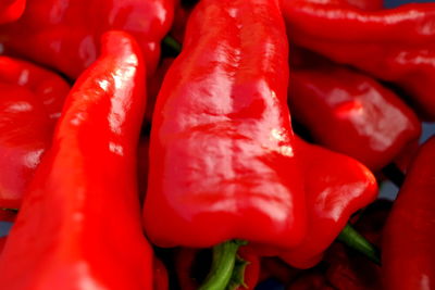 Detail shot of red chilies