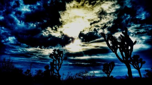 Low angle view of cloudy sky