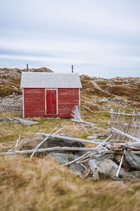 Abandoned shack at bonavista, newfoundland, canada