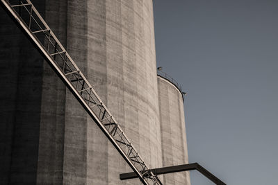 Low angle view of crane