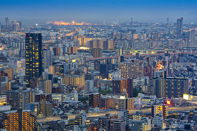 Aerial view of cityscape