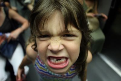 Close-up portrait of a boy