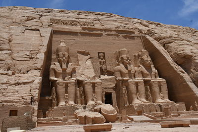 Low angle view of a temple